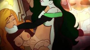 I'm watchin Kim Possible Kim x Shego futa hentai