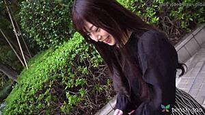 Hey! Japanese bar girl sneaks to hotel for raw pussy play!