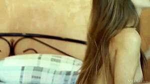 Arina G Undresses Slowly In Metart Softcore Scene