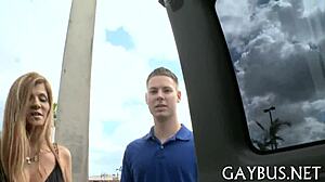 Guys engage in casual gay oral service