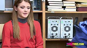 Cute Teen Rosalyn Gets Coaxed Into Sex With Her Boyfriend