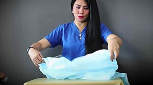 Medical Fetish Alert! Latex Gloves Play in Hospital Setting!