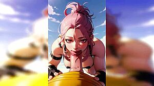 In this emotional 3d anime, naruto experiences intense passion with teen partner