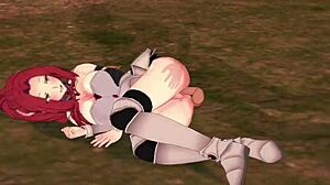 Just chilling with Malty S Melromarc for wild 3D hentai sex outdoors.