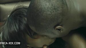 Amateur ebony beauty's first date ends with sensual sex!