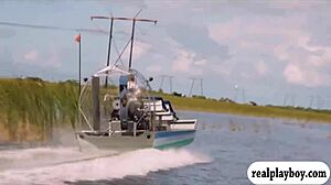 Lovely Badass Babes Visited Cranky Crocs In Bikini Outdoor Public