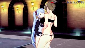 Intense Lesbian Action with Sagiri Sakurai, Chitose Kisaragi, Ruri Hoshino!