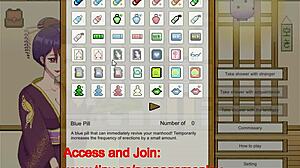 Cute ladies engage in erotic activities in public bath house hentai game with outdoor scenes