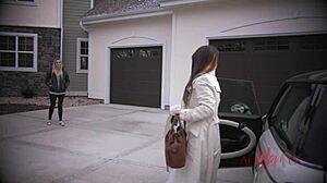 Allherluv relentless love teaser with shaved young brunette.