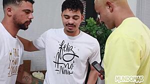 My Friends Loved New Year Gifts, Repaid with Bareback Group Action