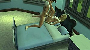 I watch Ted and Meredith's hot night.