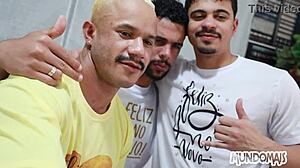 My Friends Loved New Year Gifts, Repaid with Bareback Group Action