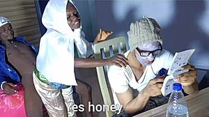 Hicaplı Aldatıcı Eş Yatak Odasında Büyük Sik İçin Sulanmış Rahatlama Arzuluyor. Çok Boşalmam Lazım!