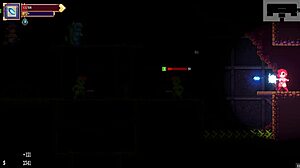 scarlet maiden explores gloryhole with futanari blowjob in caves.