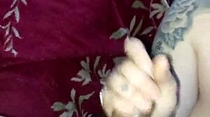 A tattooed slut gets her ass fucked by a gay blonde and a Latina friend