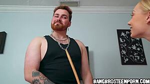 Wow! He Gets HEAD from Super Horny Step Sister!