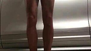 Spying on gym activities in the garage