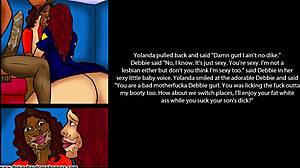 18-Year-Old Bangs Stepmom and Her Big Booty Friends in Comic