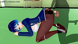 Helping a horny classmate reach orgasm in 3D hentai