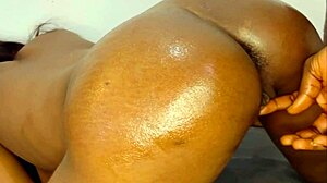 Badass Oiled Bitch Fucked to Stupor by Step Daughter