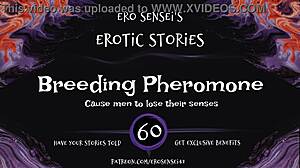 Breeding pheromone audio makes women masturbate to orgasm.
