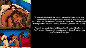 18-Year-Old Bangs Stepmom and Her Big Booty Friends in Comic