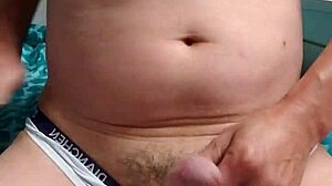 Gay Boy Masturbates In Underwear