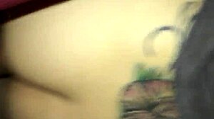 wife enjoys sideways creampie in passionate moments