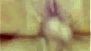 He thrust deep and came inside the naughty wife completely on red 😈