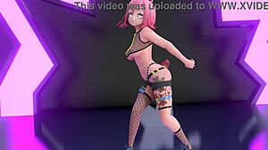 Idol Performs Strip Tease To Yoasobi Music.