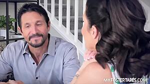 Naughty Stepdaughter Punished Hard for Perverted Closet Discovery