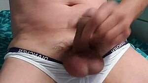 Gay Boy Masturbates In Underwear