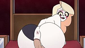 Charlie Morningstar Suggestively Fucks Alastor Hard