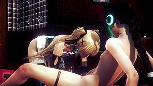 Hey, Mizu, suck that cock and ride bareback in this game!