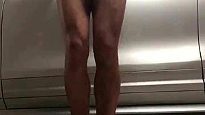 Spying on gym activities in the garage