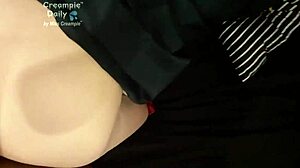 Thai student in uniform hints at steamy creampie encounter