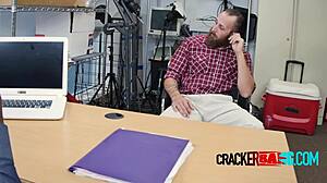 White Bear Drilled by Massive Black Cock