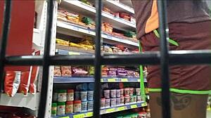 Subrinnha safada no mercado, levo o casado pro deposito e dou na bucetinha!