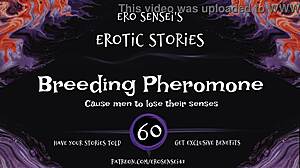 Breeding pheromone audio makes women masturbate to orgasm.
