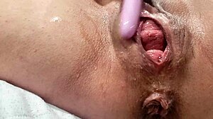 Watch her learn to use her toy