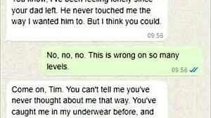 omg, sent stepmom a dick pic by mistake on WhatsApp... her reaction tho! 😳