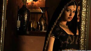 Indian milf shows arousing dance moves for amateurs. 💃