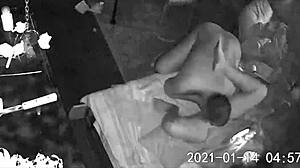 What Do Hidden Cameras Capture in Hotel Rooms with Amateur Wives?