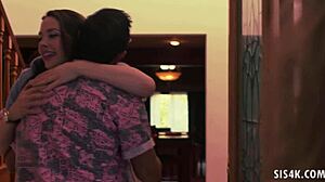 My boyfriend's stepsisters can't get enough of steamy lesbian action