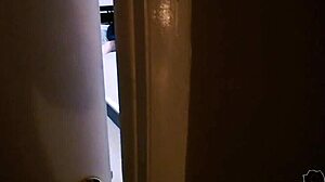 goth stepsister caught in voyeur cumshot series!