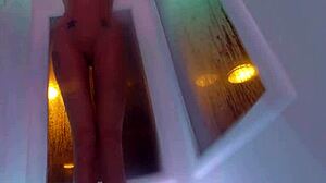 Hot Kendra Cole Masturbates Intensely In Shower