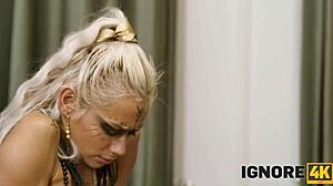 Ignore4k Amazon Cosplay Blonde Uses Toy Boy