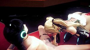 Hey, Mizu, suck that cock and ride bareback in this game!