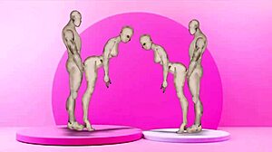 Twins banging girls hard, I can't look away