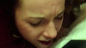 Nerdy Girl Throws Phone to Cuck Boyfriend.